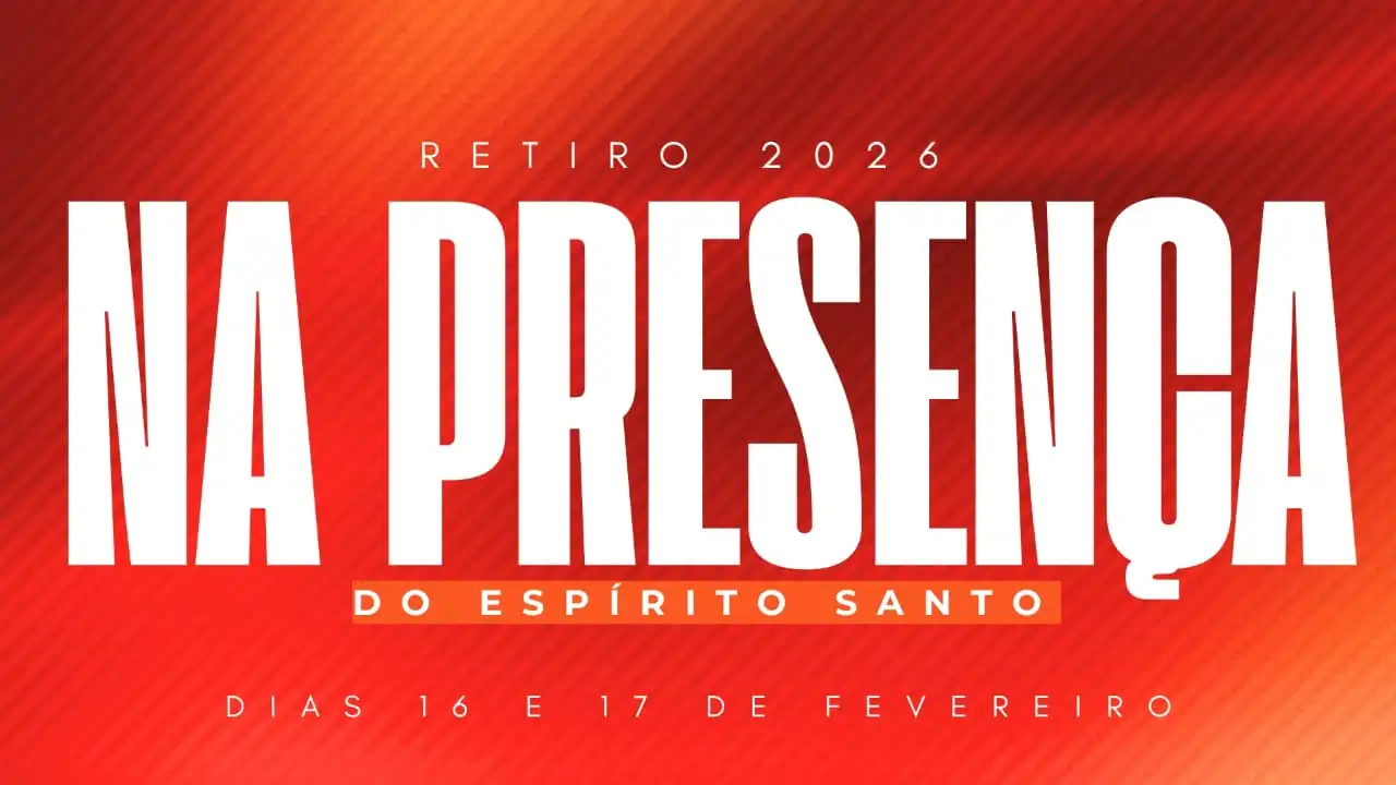 Banner retiro com espirito santo igreja em ituiutaba
